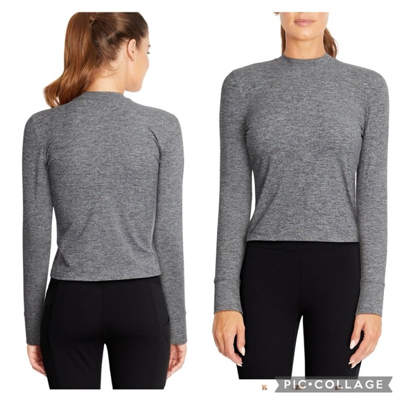 NEW ZOBHA JADE MOCK NECK LS TOP INSANELY SOFT - Picture 1 of 4